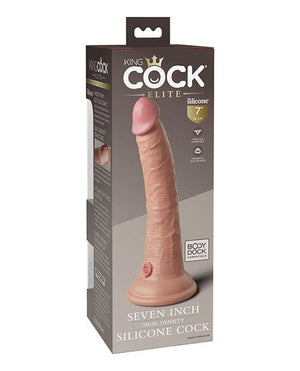 King Cock Elite 7" Dual Density Silicone Cock Dongs & Dildos