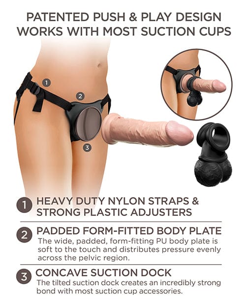 King Cock Elite Deluxe Silicone Body Dock Kit Strap Ons