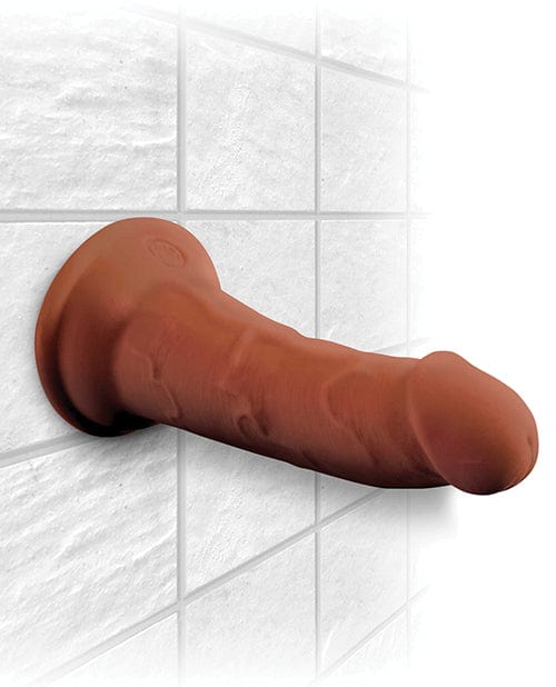 King Cock Plus 6" Triple Density Cock - Brown Dongs & Dildos