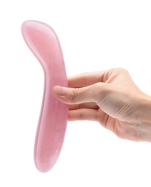 Le Wand Crystal G-Wand Stimulator - Rose Quartz Dongs & Dildos