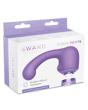 Le Wand Curve Petite Weighted Silicone Attachment Massage Products
