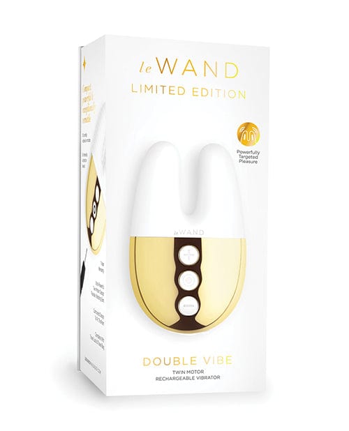 Le Wand Double Vibe White Gold Stimulators