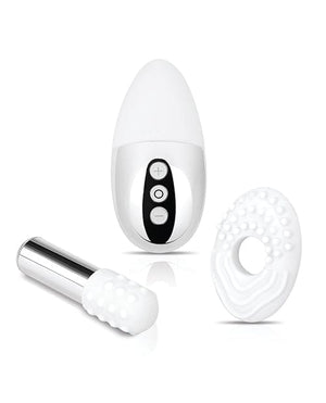 Le Wand Little Pleasures 6 pc Kit - Chrome Stimulators