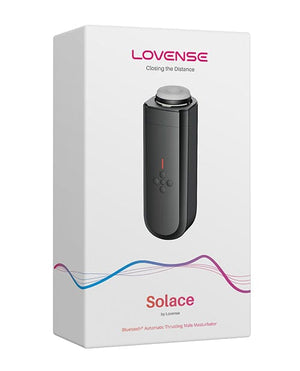 Lovense Solace Thrusting Masturbator - Black Dolls & Masturbators