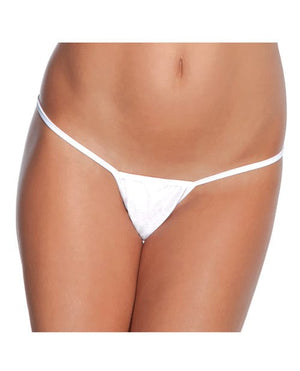 Low Rise Lycra G-string White / small Lingerie