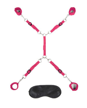 Lux Fetish Bed Spreader Bondage Blindfolds & Restraints