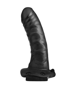 Lux Fetish Unisex Vibrating Hollow Strap On Dildo Strap Ons