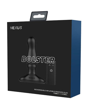 Nexus Bolster Butt Plug w/Inflatable Tip - Black Anal Products
