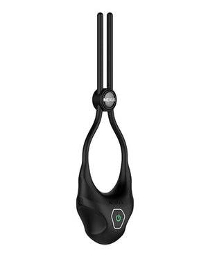 Nexus Forge Single Lasso Vibrating Cock Ring - Black Penis Enhancement