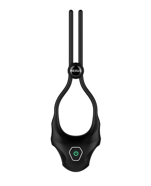 Nexus Forge Single Lasso Vibrating Cock Ring - Black Penis Enhancement