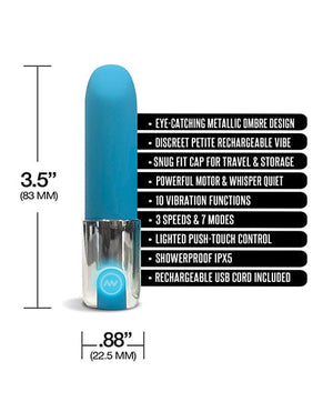 Nixie Smooch Rechargeable Lipstick Vibrator Stimulators