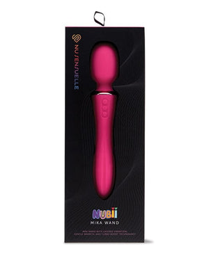 Nu Sensuelle Mika Heating Nubii Mini Wand Pink Massage Products