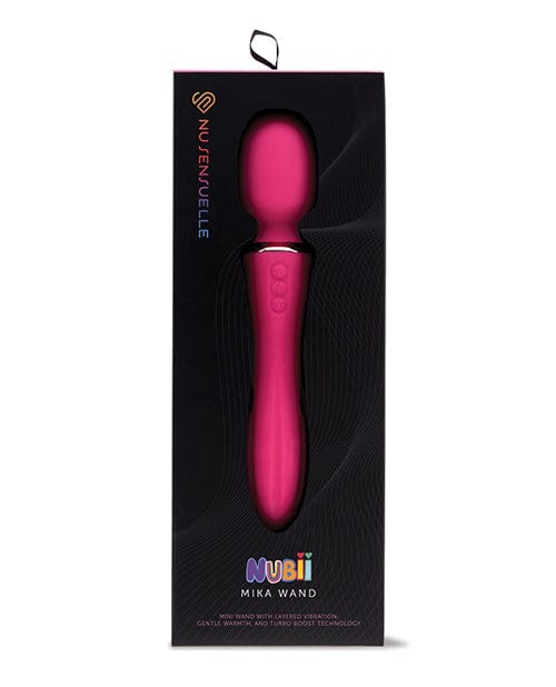 Nu Sensuelle Mika Heating Nubii Mini Wand Pink Massage Products