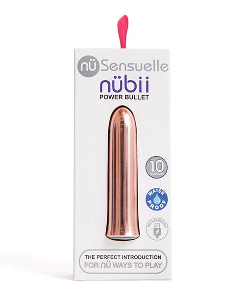 Nu Sensuelle Nubii 15 Function Bullet Rose Gold Stimulators