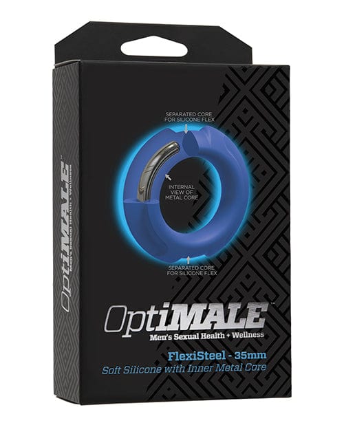 Optimale Flexisteel Cock Ring Blue / 35mm Penis Enhancement