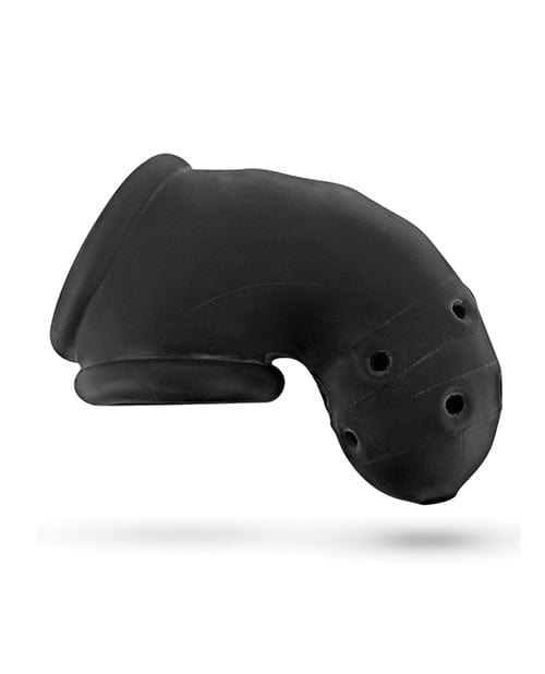 Oxballs Airlock Air-lite Vented Chastity - Ice Black Bondage Blindfolds & Restraints