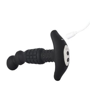 Pineapple Man Vibrating Prostate Massager - Black Anal Products