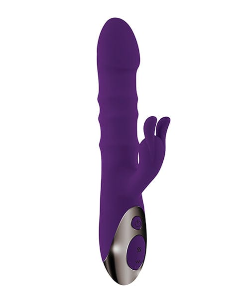 Playboy Pleasure Hop To It Rabbit Vibrator - Acai Vibrators