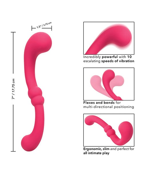 Pretty Little Wands Curvy Massager - Pink Massage Products
