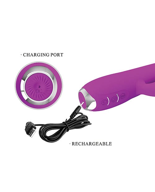 Pretty Love Gloria Licking Rabbit - Fuchsia Vibrators