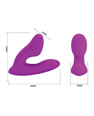 Pretty Love Melvin Dual Stimulator - Fuchsia Anal Products