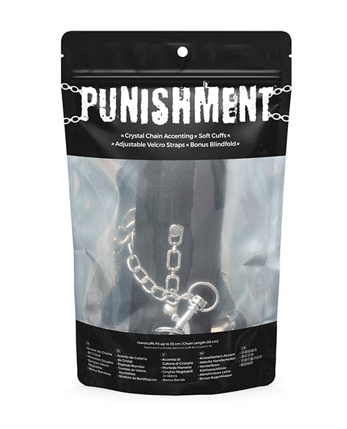 Punishment Crystal Detail Handcuffs Bondage Blindfolds & Restraints