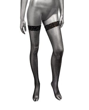 Radiance Thigh High Stockings - Black Lingerie