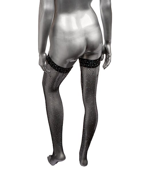 Radiance Thigh High Stockings - Black Lingerie