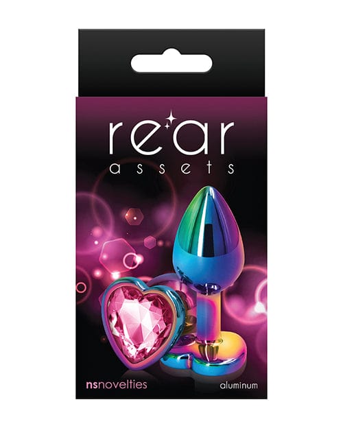 Rear Assets Mulitcolor Heart Pink / Small Anal Products