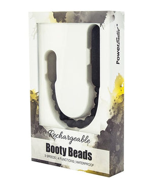 Rechargeable Booty Beads - Black Anal Products