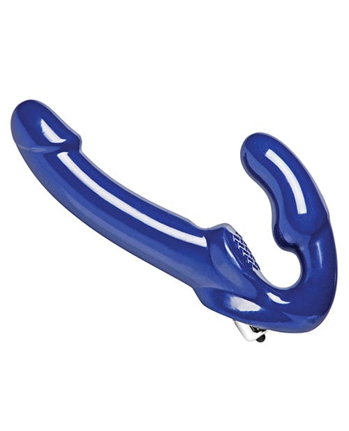 Revolver II Strapless Strap on G-Spot Dildo - Blue Strap Ons