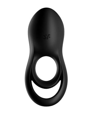 Satisfyer Legendary Duo Ring Vibrator - Black Penis Enhancement