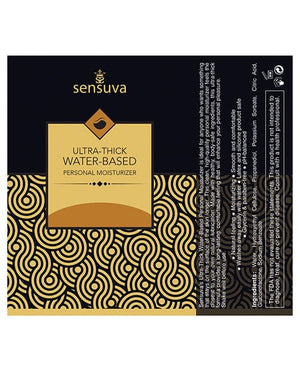 Sensuva Ultra Thick Water Based Personal Moisturizer - 1.93 oz Salted Caramel Lubricants