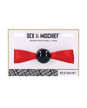 Sex & Mischief Amor Satin Ball Gag Bondage Blindfolds & Restraints