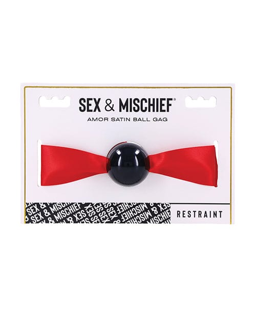 Sex & Mischief Amor Satin Ball Gag Bondage Blindfolds & Restraints