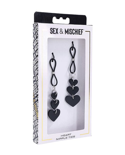 Sex & Mischief Heart Nipple Ties Bondage Blindfolds & Restraints