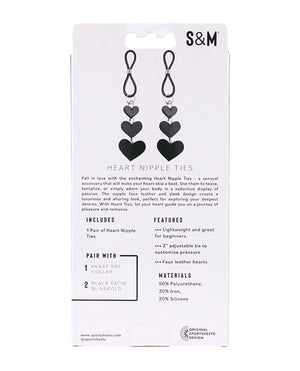 Sex & Mischief Heart Nipple Ties Bondage Blindfolds & Restraints