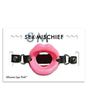 Sex & Mischief Silicone Lips Pink Bondage Blindfolds & Restraints
