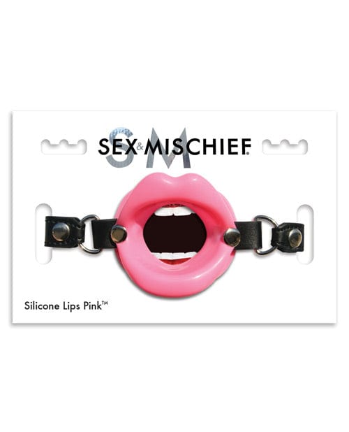 Sex & Mischief Silicone Lips Pink Bondage Blindfolds & Restraints