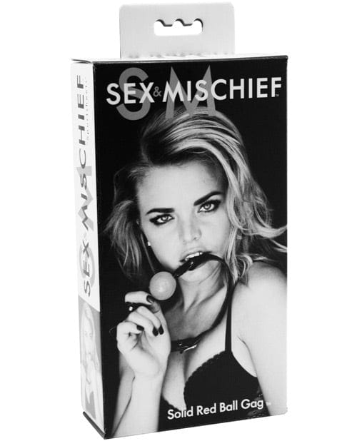Sex & Mischief Solid Red Ball Gag Bondage Blindfolds & Restraints