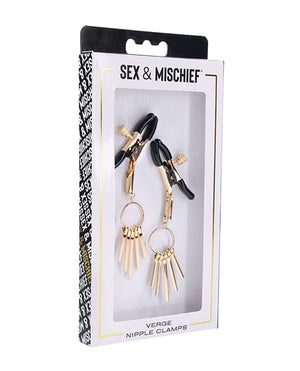 Sex & Mischief Verge Nipple Clamps Bondage Blindfolds & Restraints