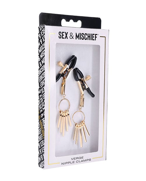 Sex & Mischief Verge Nipple Clamps Bondage Blindfolds & Restraints