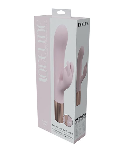 Shots Loveline Traveler Rabbit Vibrator Pink Vibrators