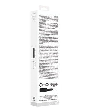 Shots Ouch Black & White Introductory Bondage Kit #3 - Black Bondage Blindfolds & Restraints