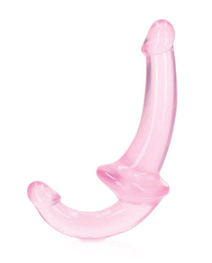 Shots Realrock Crystal Clear 6" Strapless Strap-on Strap Ons