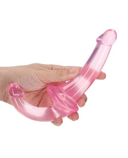 Shots Realrock Crystal Clear 6" Strapless Strap-on Strap Ons