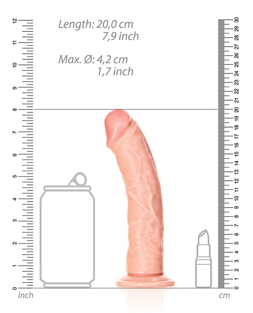 Shots Realrock Realistic 7" Curved Dildo Dongs & Dildos