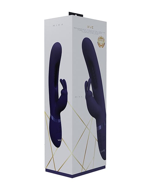 Shots Vive Mika Flapping Tougue Rabbit Vibrator Purple Vibrators
