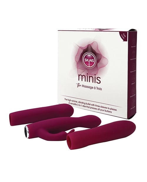 Skins Minis Massage A Trois - Magenta Stimulators