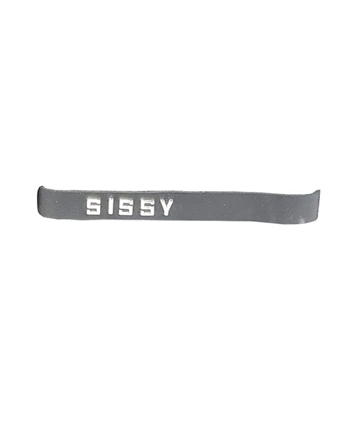 Spartacus SISSY Leather Collar - Black Bondage Blindfolds & Restraints